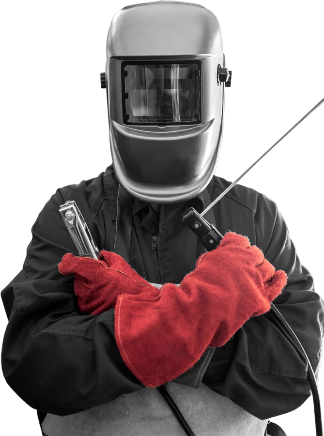 Сварщик за работой